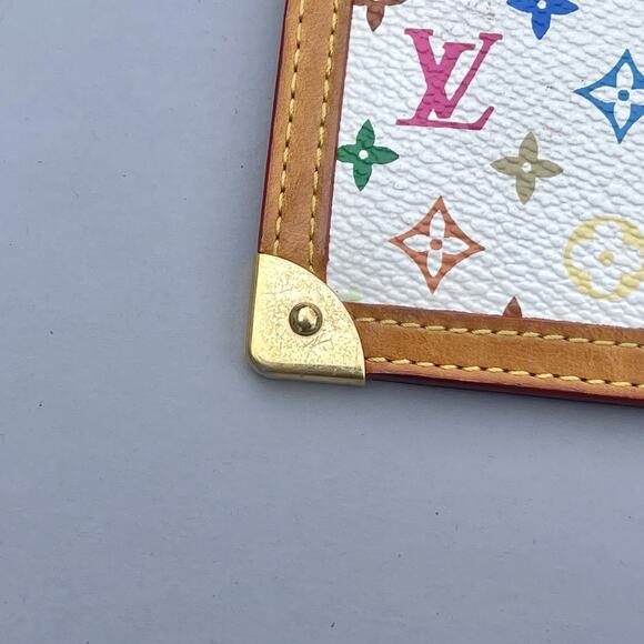 Louis Vuitton White Multicolor Key Cles Takashi Murakami Key Ring - Picture 4 of 13